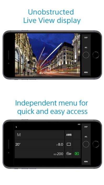 Imaging Edge Mobile app
