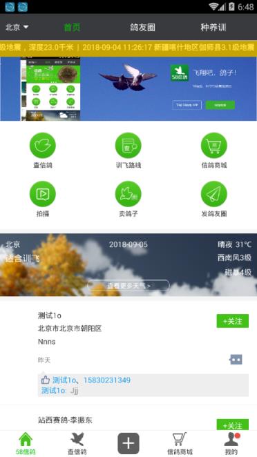 58信鸽app
