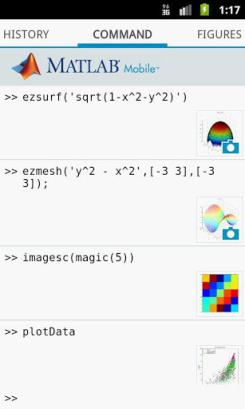 MATLAB Mobile app
