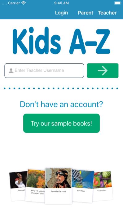 Kids AZ app