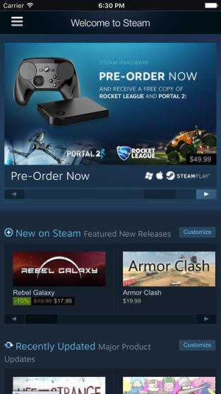 Steam Mobile