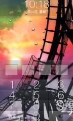 幸福摩天轮密码锁屏