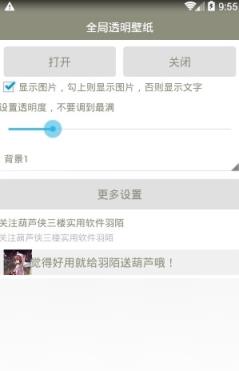 羽陌全局透明壁纸官方版