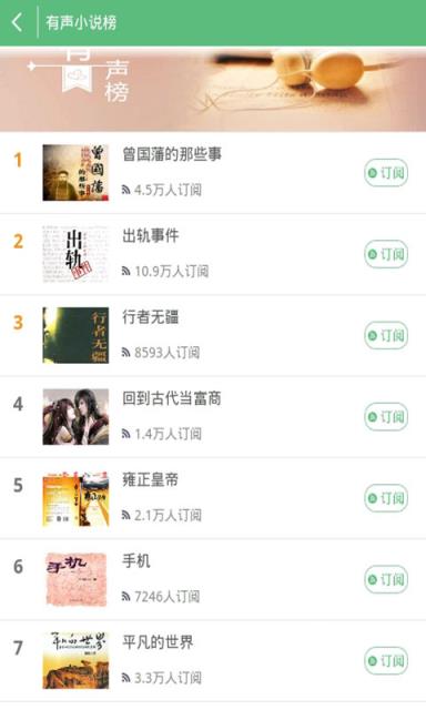 有声读物听书软件