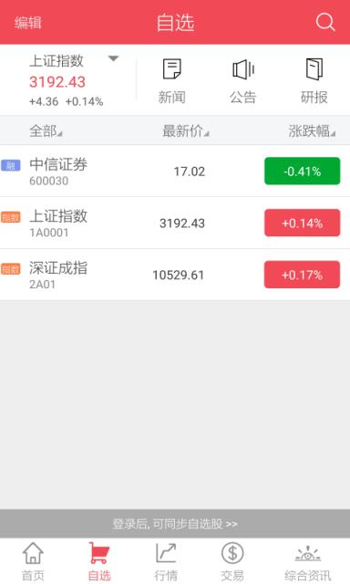 中信证券高端版老版本