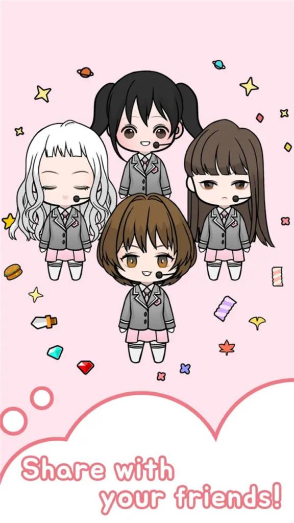 粉彩女生