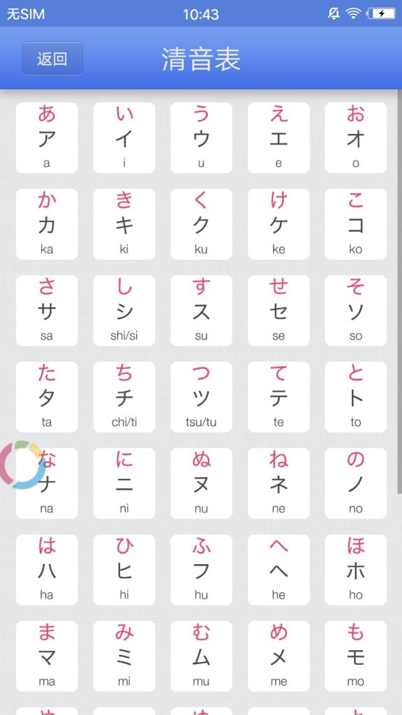 随机抽查清音表