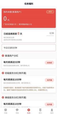看小说分红app