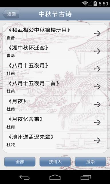 古诗词分类赏析
