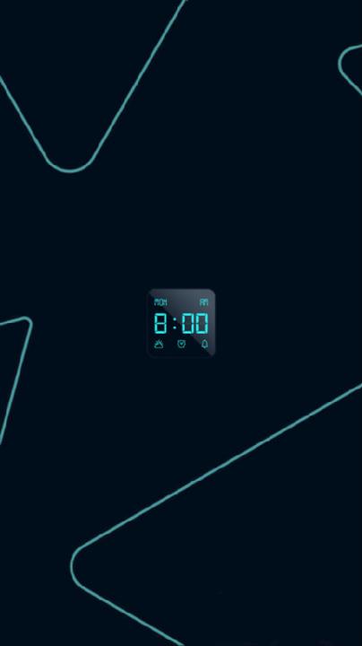word clock数字时钟手机