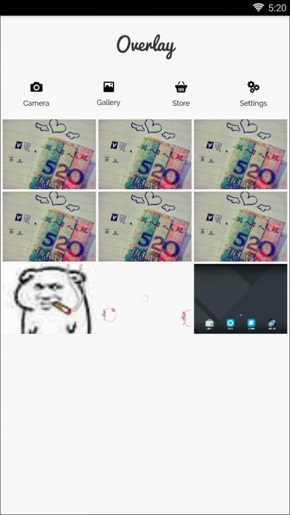 over lay相机app