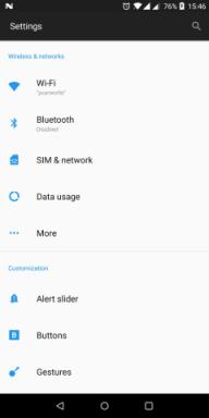 一加5T黑色导航栏app