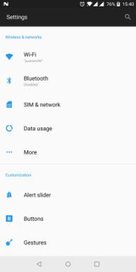 一加5T黑色导航栏app