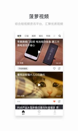 网易菠萝视频APP安卓
