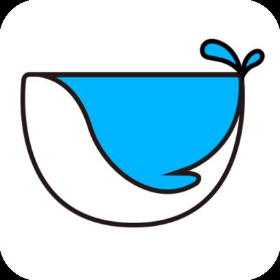 蓝色鲸鱼图标的app图片
