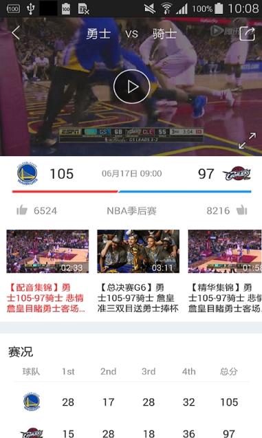 NBA季后赛技术统计app