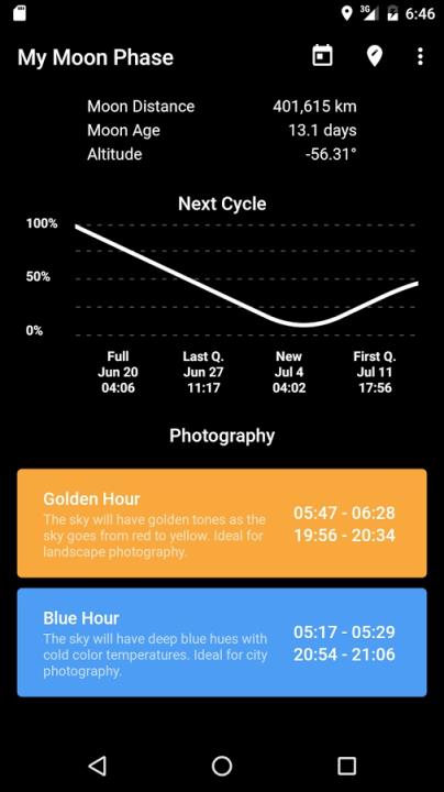 我的月相mymoonphase软件