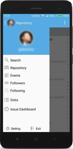 github Android客户端