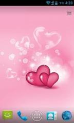 水晶泡泡心动态壁纸