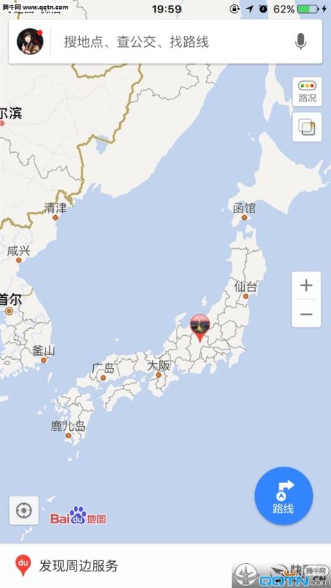 百度日本地图App