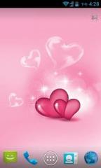 水晶泡泡心动态壁纸