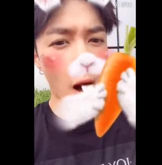 张艺兴狂啃胡萝卜视频播放手机版