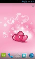 水晶泡泡心动态壁纸