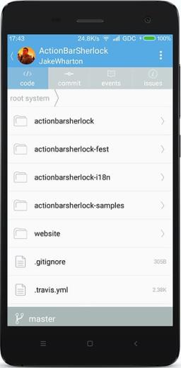 github Android客户端