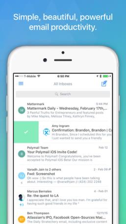 Polymail app
