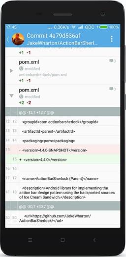 github Android客户端