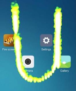 火花屏幕恶作剧