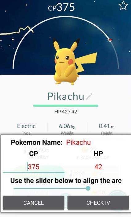 Pokemon GO IV计算器