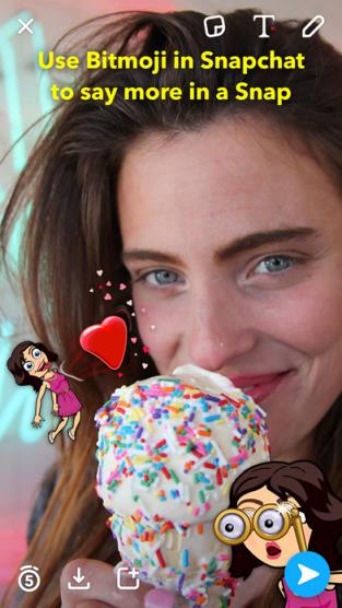 Bitmoji app