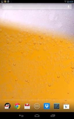 手机屏幕装啤酒桌面软件