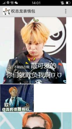 权志龙表情包手机版