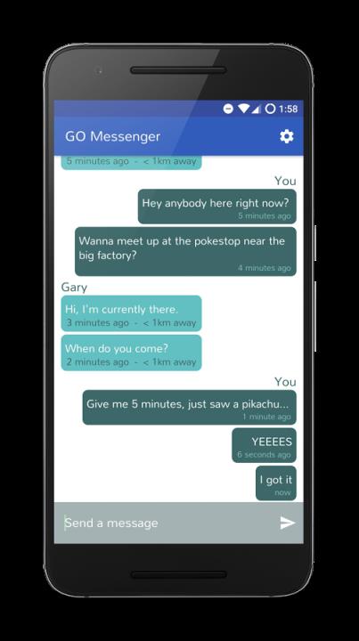 Pokemon GO Messenger即时聊天工具