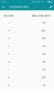 艾宾浩斯复习笔记app