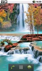 仙境瀑布动态壁纸手机