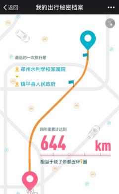 滴滴出行四周年账单查询工具