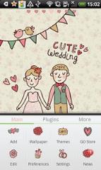 可爱的婚礼主题