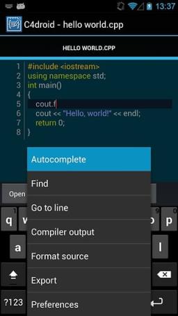C4droid C++编译器app手机