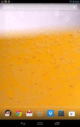 手机屏幕装啤酒桌面软件