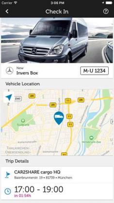 深圳Car2share奔驰smart租车app