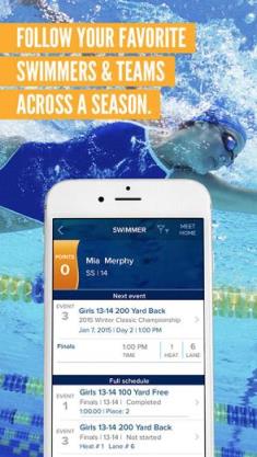 Meet Mobile Swim APP
