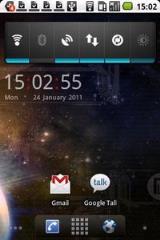 宇宙地球桌面时钟动态壁纸