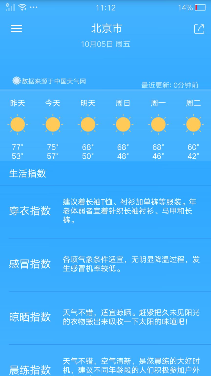 天气预报精灵app