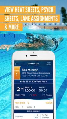 Meet Mobile Swim APP