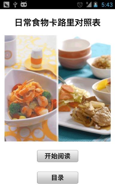 日常食物卡路里对照表