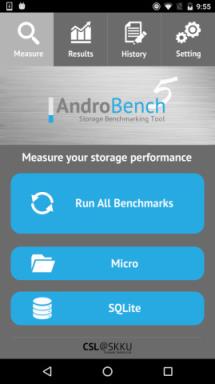 androbench手机闪存测试软件
