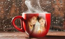 趣味咖啡杯相框